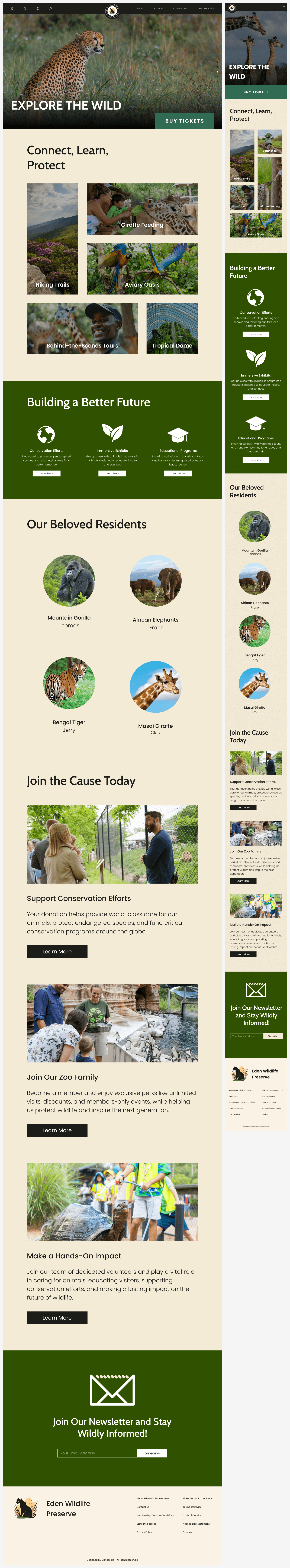 Eden Wildlife Preserve Design