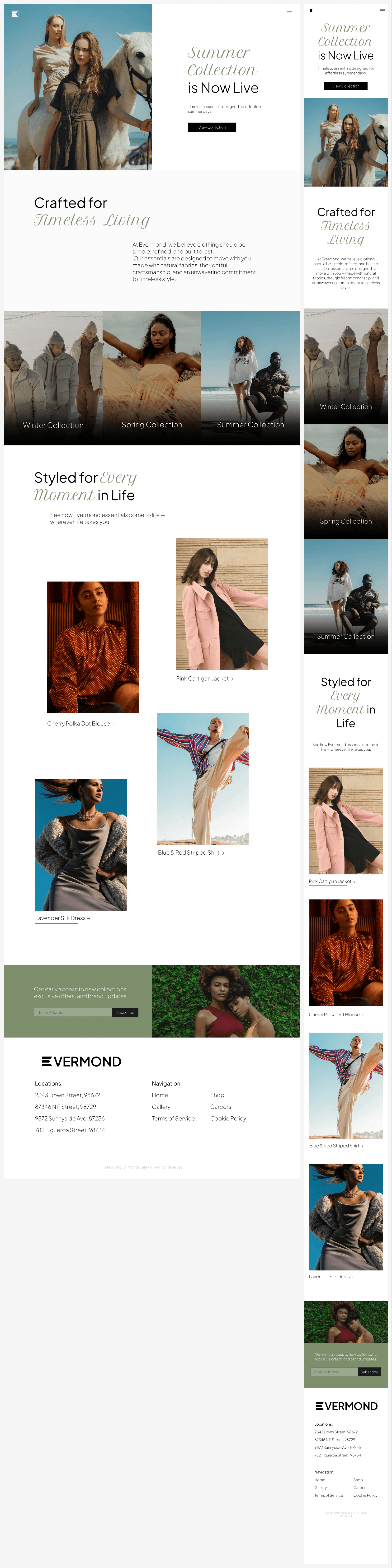 Evermond High Fidelity Design