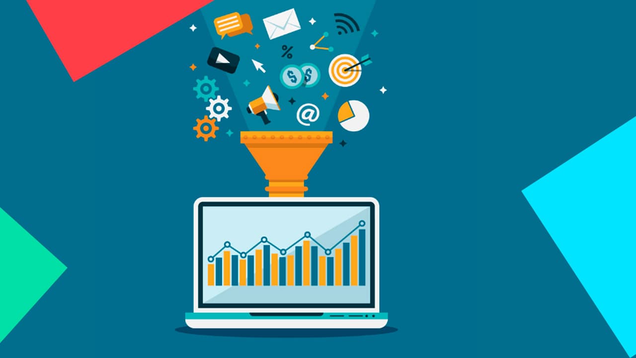 Illustration showing strategic web design principles
